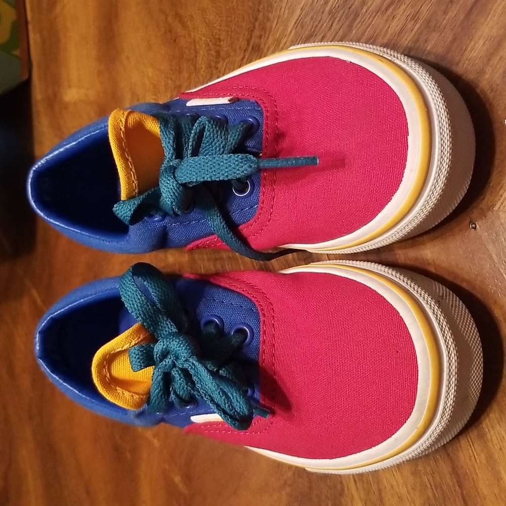 VANS MULTI-COLORED SNEAKERS.... Size: US 12